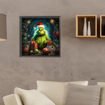 Grinch Christmas - Full Round Drill Diamond Painting 35*35CM