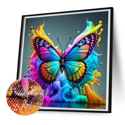 Butterfly¡¤Color - Full Round Drill Diamond Painting 30*30CM