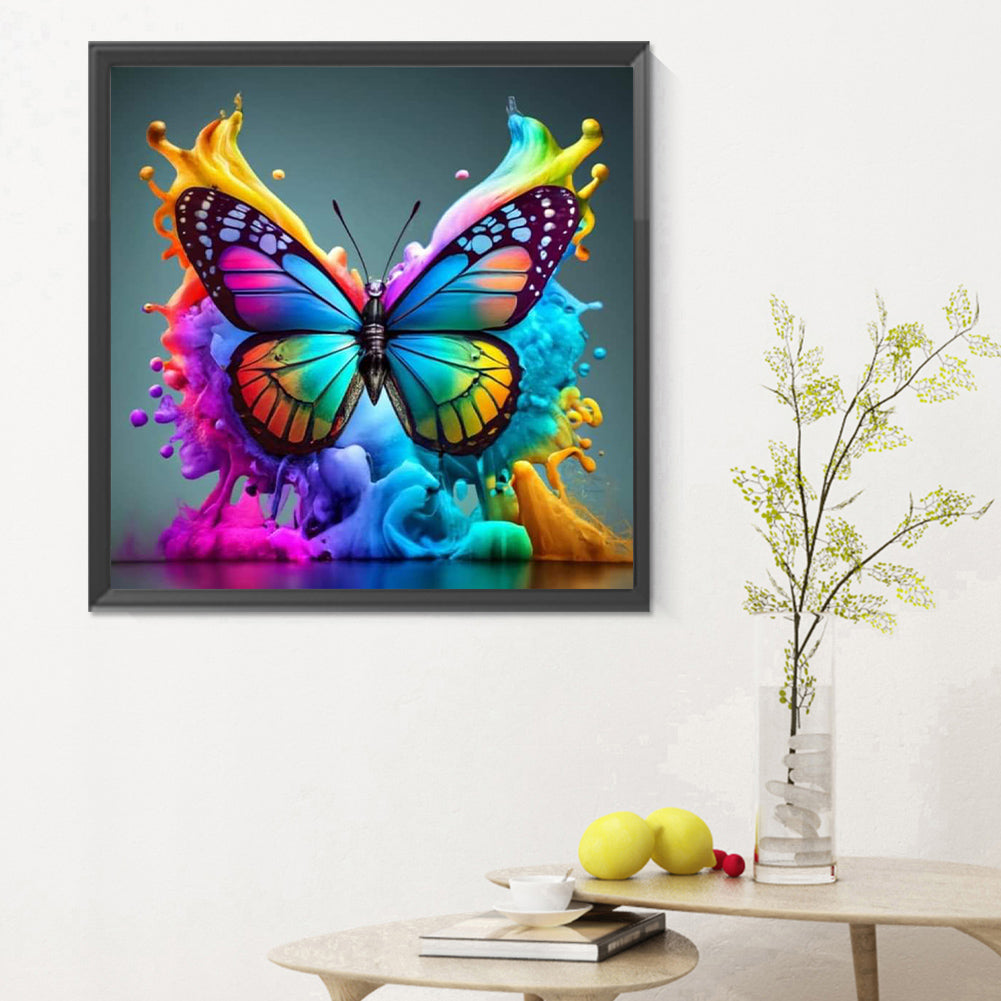 Butterfly¡¤Color - Full Round Drill Diamond Painting 30*30CM