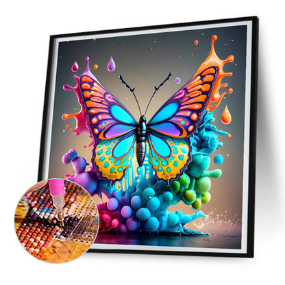 Colorful Butterfly¡¤Colorful Mist - Full Round Drill Diamond Painting 30*30CM