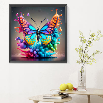 Colorful Butterfly¡¤Colorful Mist - Full Round Drill Diamond Painting 30*30CM