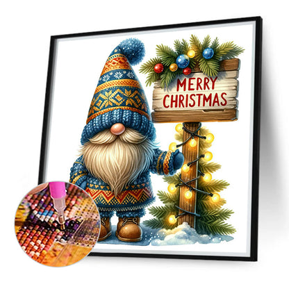 Decorative Gnome - Full Round Drill Diamond Painting 40*40CM