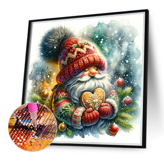 Cookie Gnome - Full Round Drill Diamond Painting 40*40CM