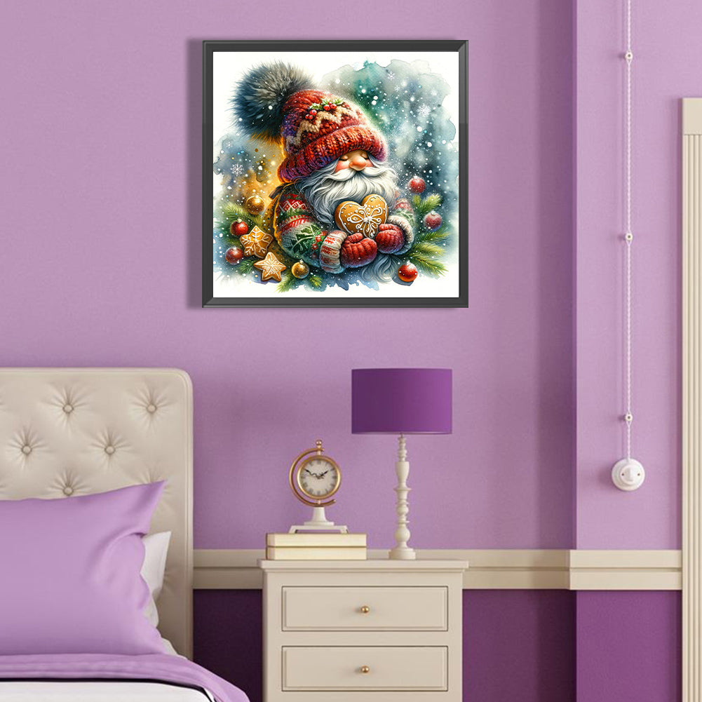 Cookie Gnome - Full Round Drill Diamond Painting 40*40CM