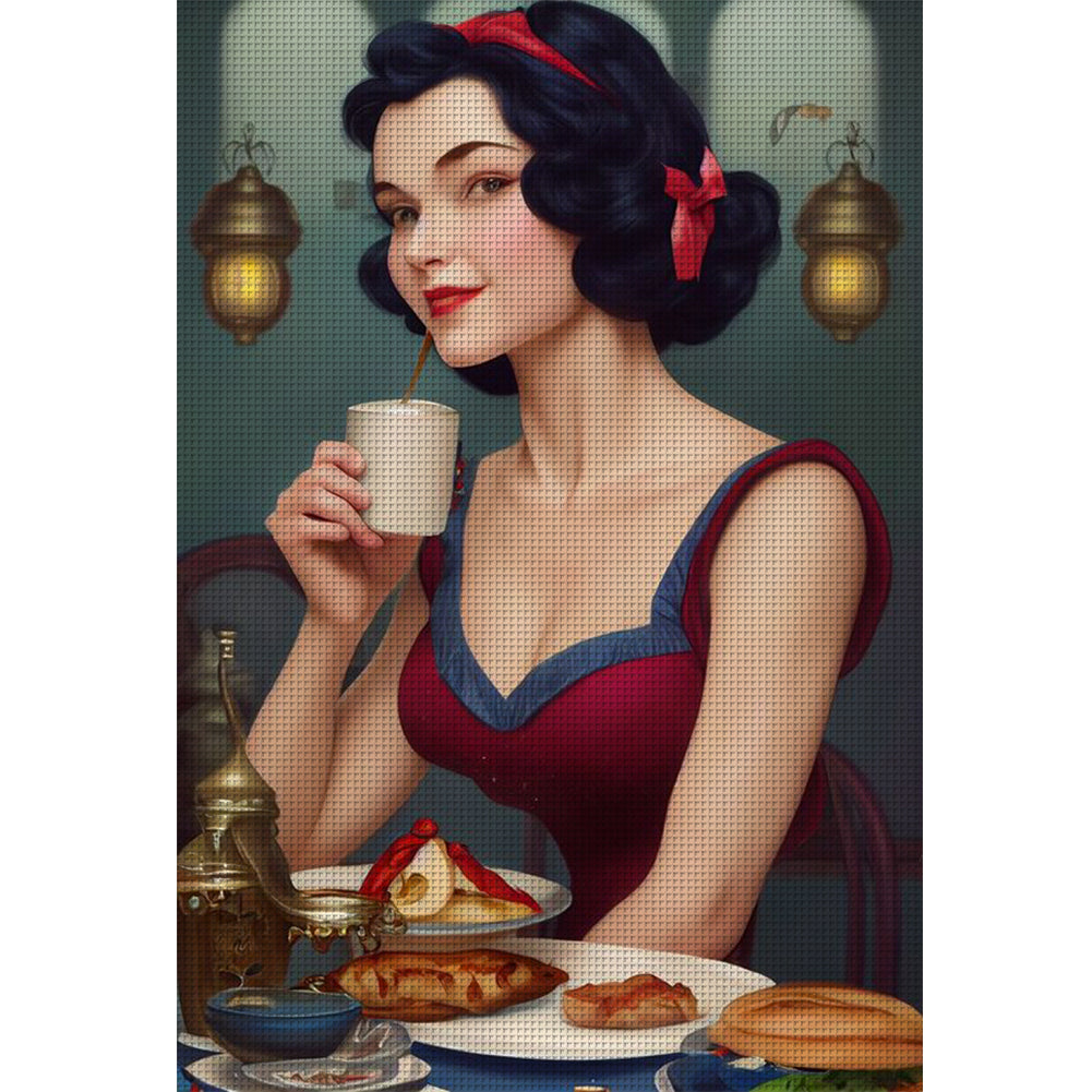 Snow White - 11CT Stamped Cross Stitch 50*70CM(Joy Sunday)