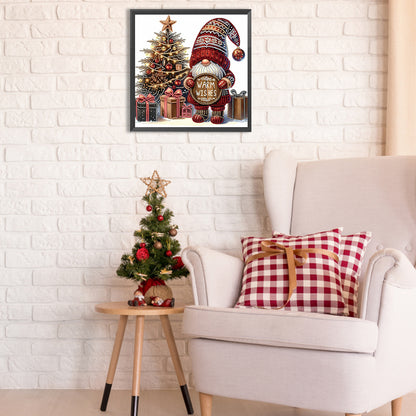 Christmas Gnome - Special Shaped Drill Diamond Painting 30*30CM