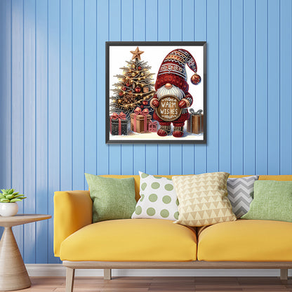 Christmas Gnome - Special Shaped Drill Diamond Painting 30*30CM