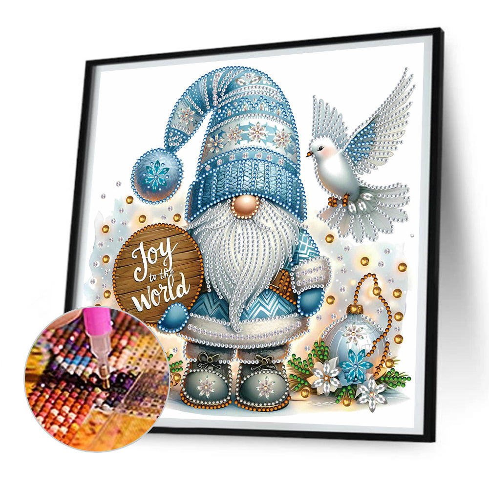 Christmas Gnome - Special Shaped Drill Diamond Painting 30*30CM