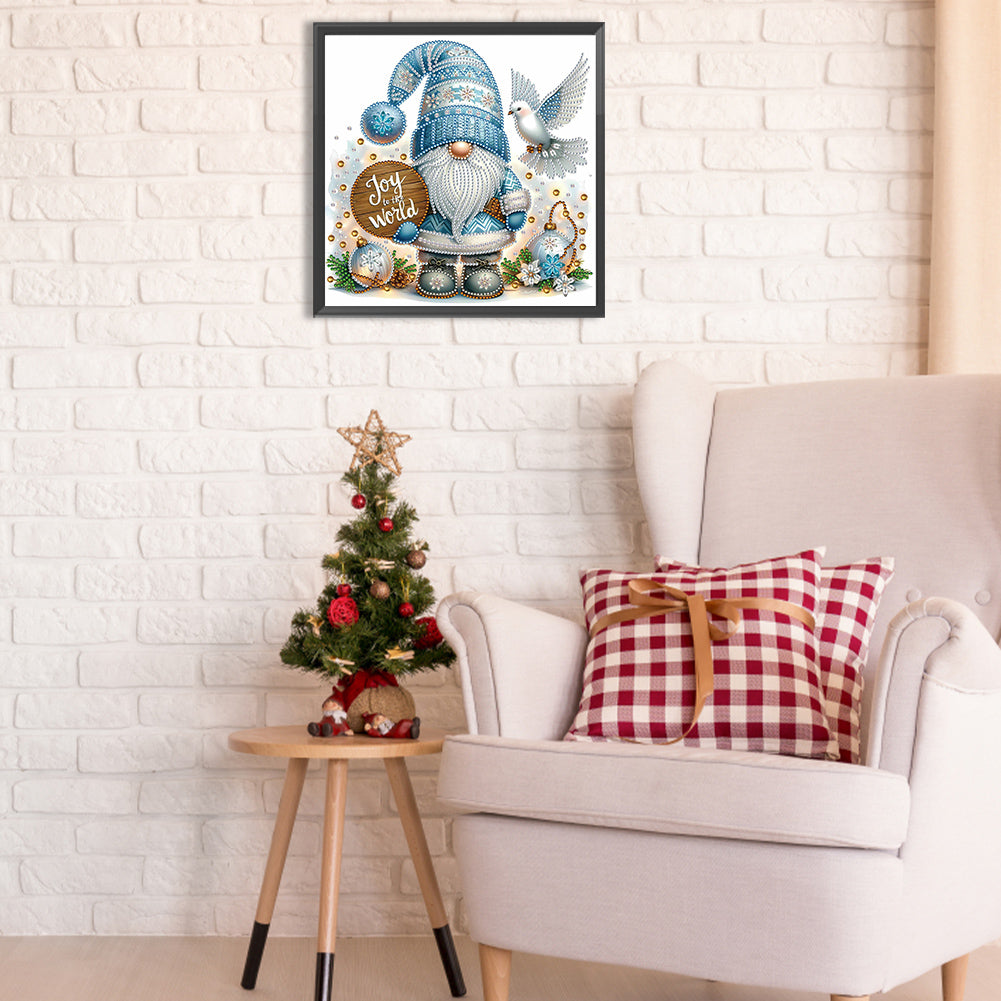 Christmas Gnome - Special Shaped Drill Diamond Painting 30*30CM