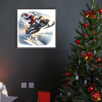 Flying Santa Claus - Full Round Drill Diamond Painting 40*40CM