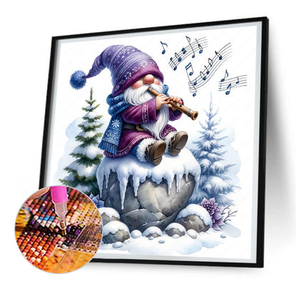 Goblin Plays The Flute - Full Round Drill Diamond Painting 30*30CM