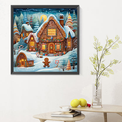 Christmas Night - Full Round Drill Diamond Painting 30*30CM