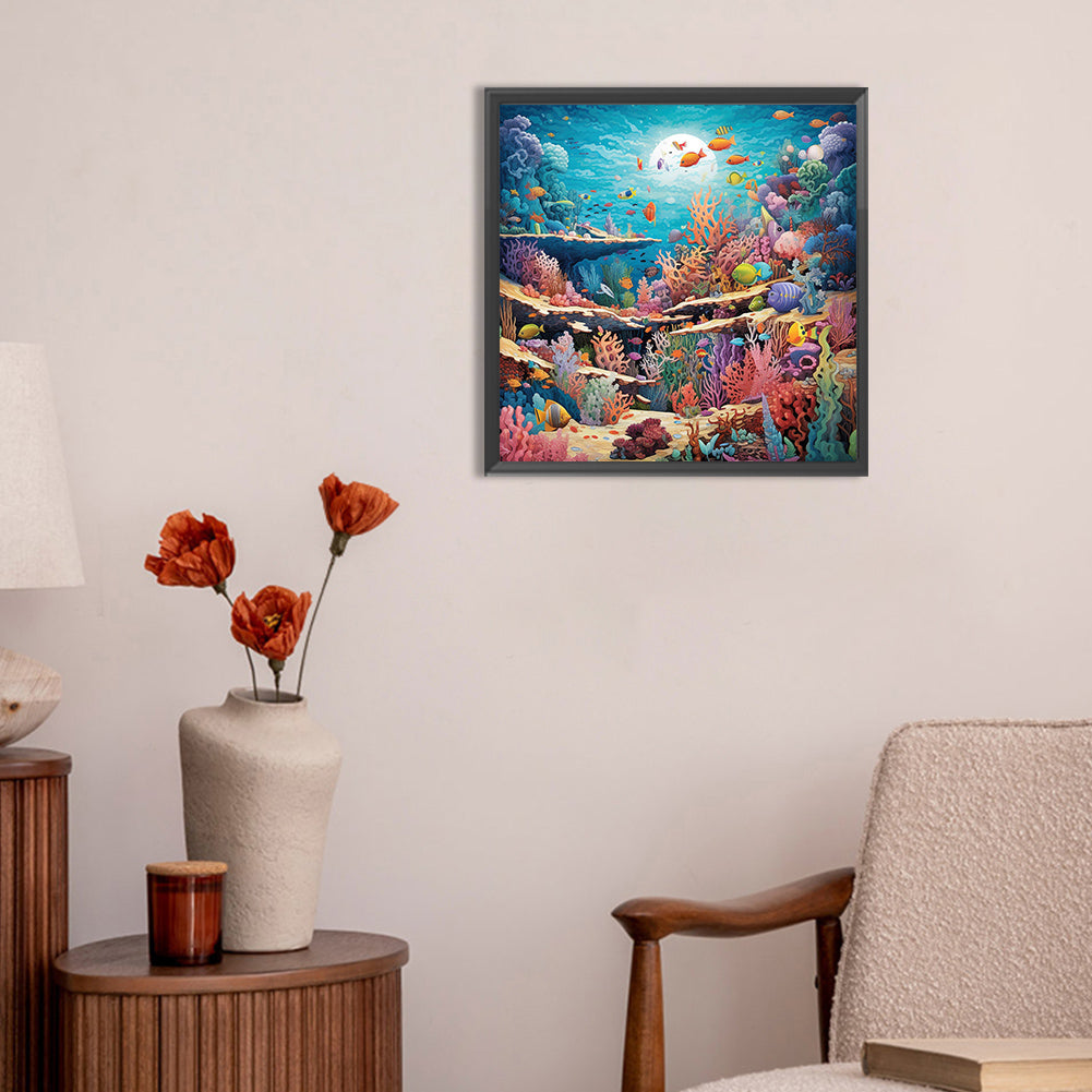 The Underwater World - Full Round Drill Diamond Painting 30*30CM