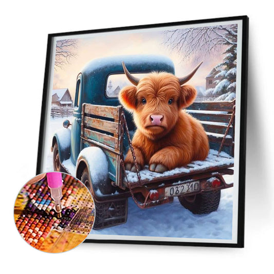Calf - Full Round Drill Diamond Painting 30*30CM