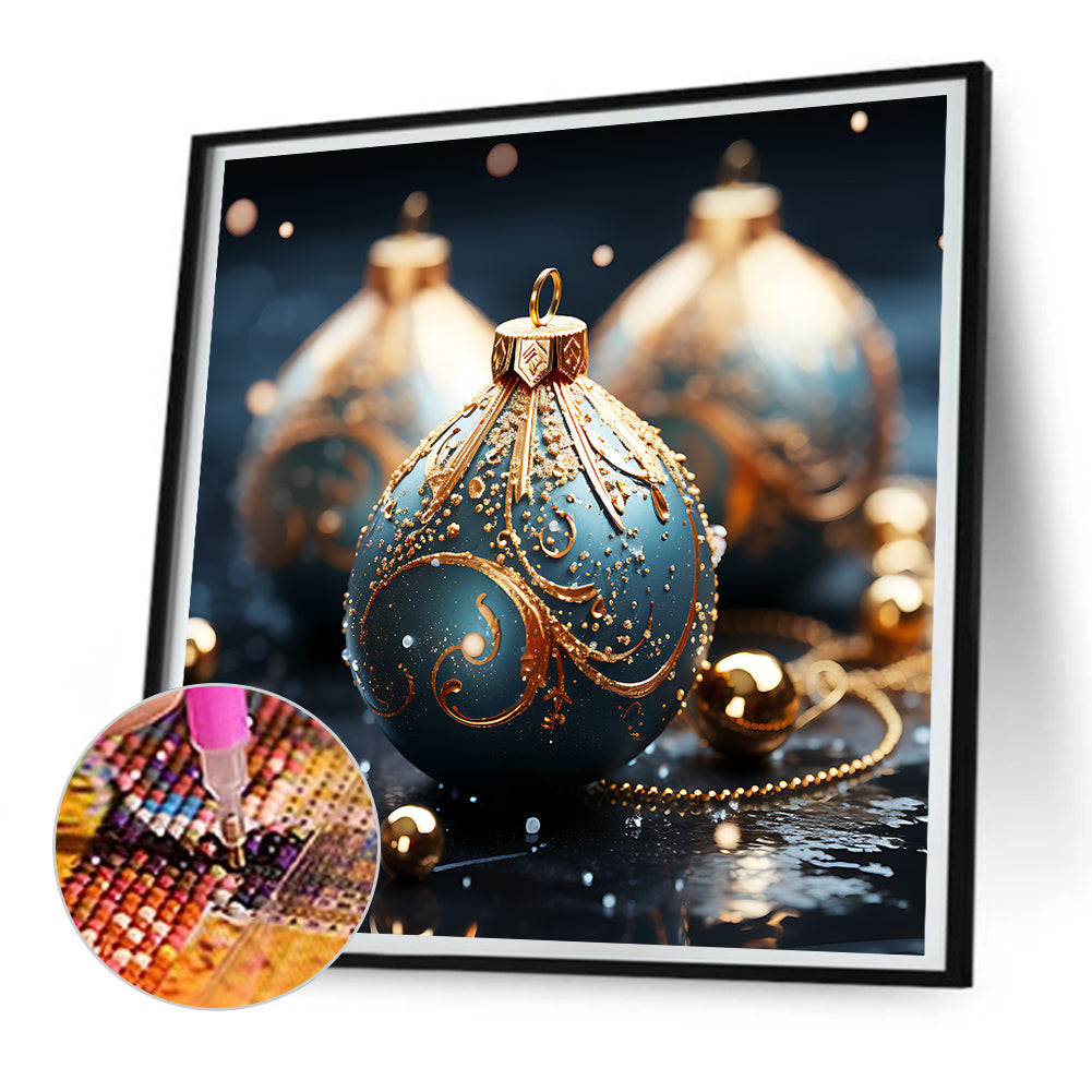 Winter Snow Scene - Full Round Drill Diamond Painting 30*30CM