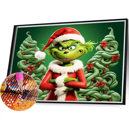 Christmas Goblin - Full Round Drill Diamond Painting 40*35CM