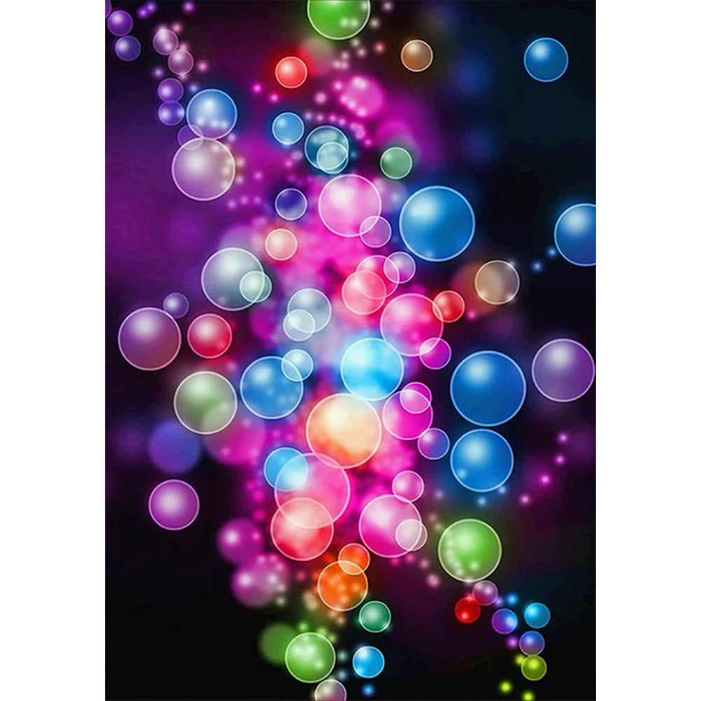 Colorful Bubbles - Full AB Round Drill Diamond Painting 35*50CM