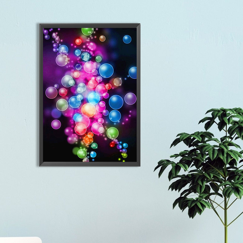 Colorful Bubbles - Full AB Round Drill Diamond Painting 35*50CM