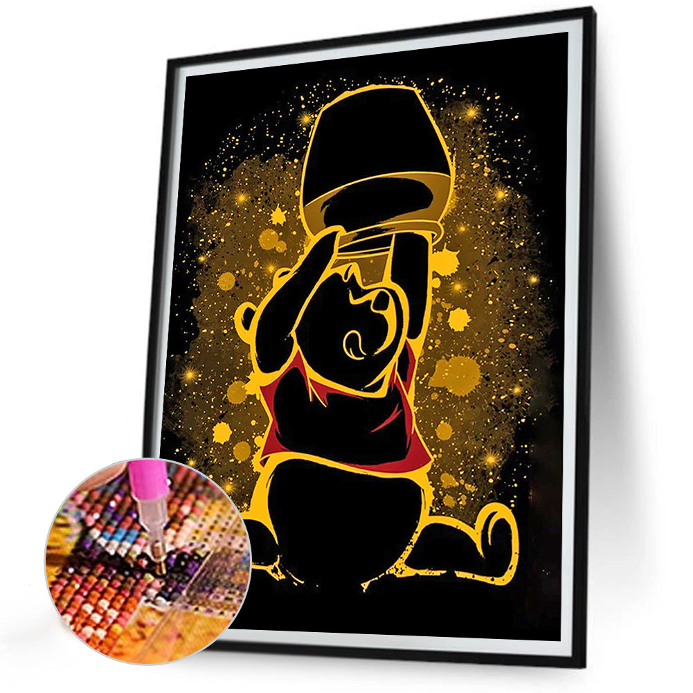 Winnie The Pooh - Full Round Drill Diamond Painting 30*40CM