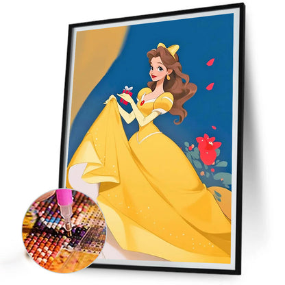 Princess Belle - Full Round Drill Diamond Painting 40*50CM