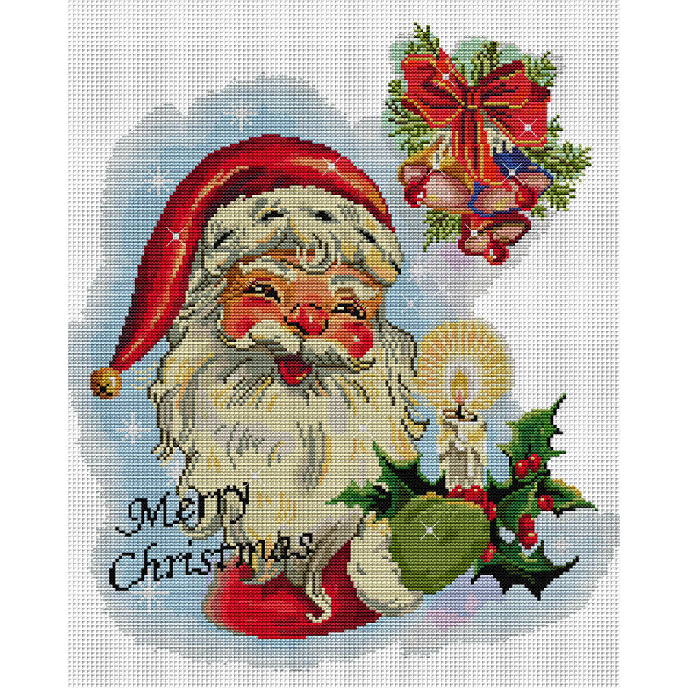 Santa Claus Twelve - 14CT Stamped Cross Stitch 40*47CM