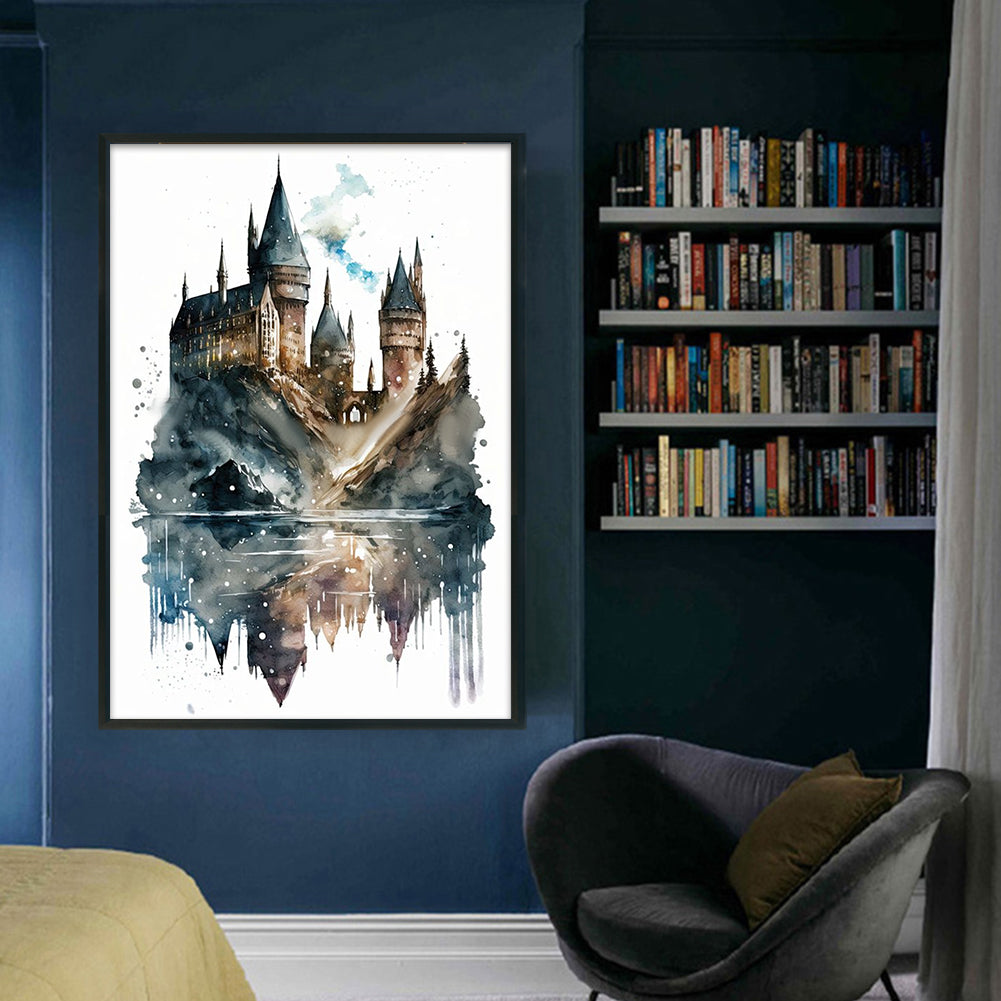 Harry Potter Castle - 11CT Stamped Cross Stitch 50*73CM(Joy Sunday)