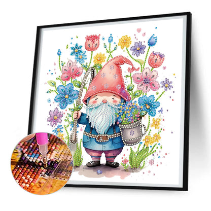 Dwarf Flower - Special Shaped Drill Diamond Painting 30*30CM