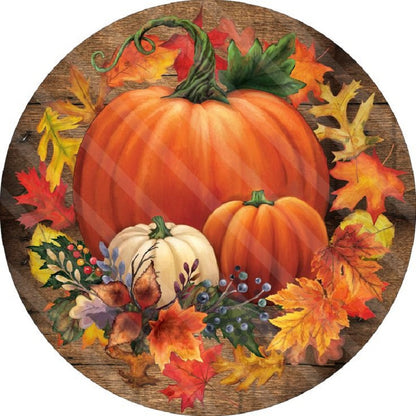 Pumpkin - Full Round Drill Diamond Painting 30*30CM