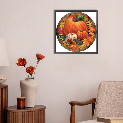 Pumpkin - Full Round Drill Diamond Painting 30*30CM