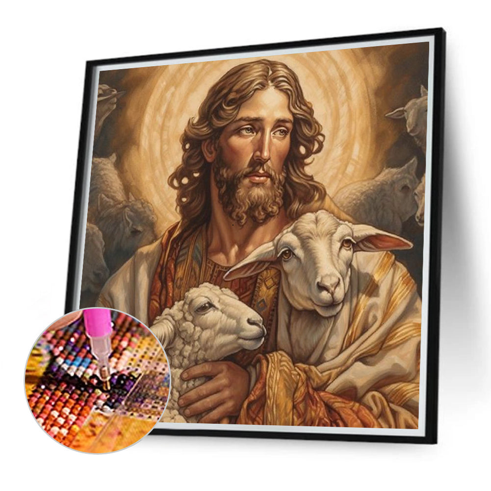 Jesus - Full Round Drill Diamond Painting 40*40CM