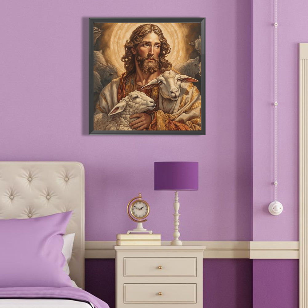 Jesus - Full Round Drill Diamond Painting 40*40CM