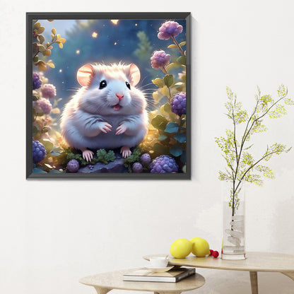 Little Hamster In The Forest - Full Round Drill Diamond Painting 30*30CM