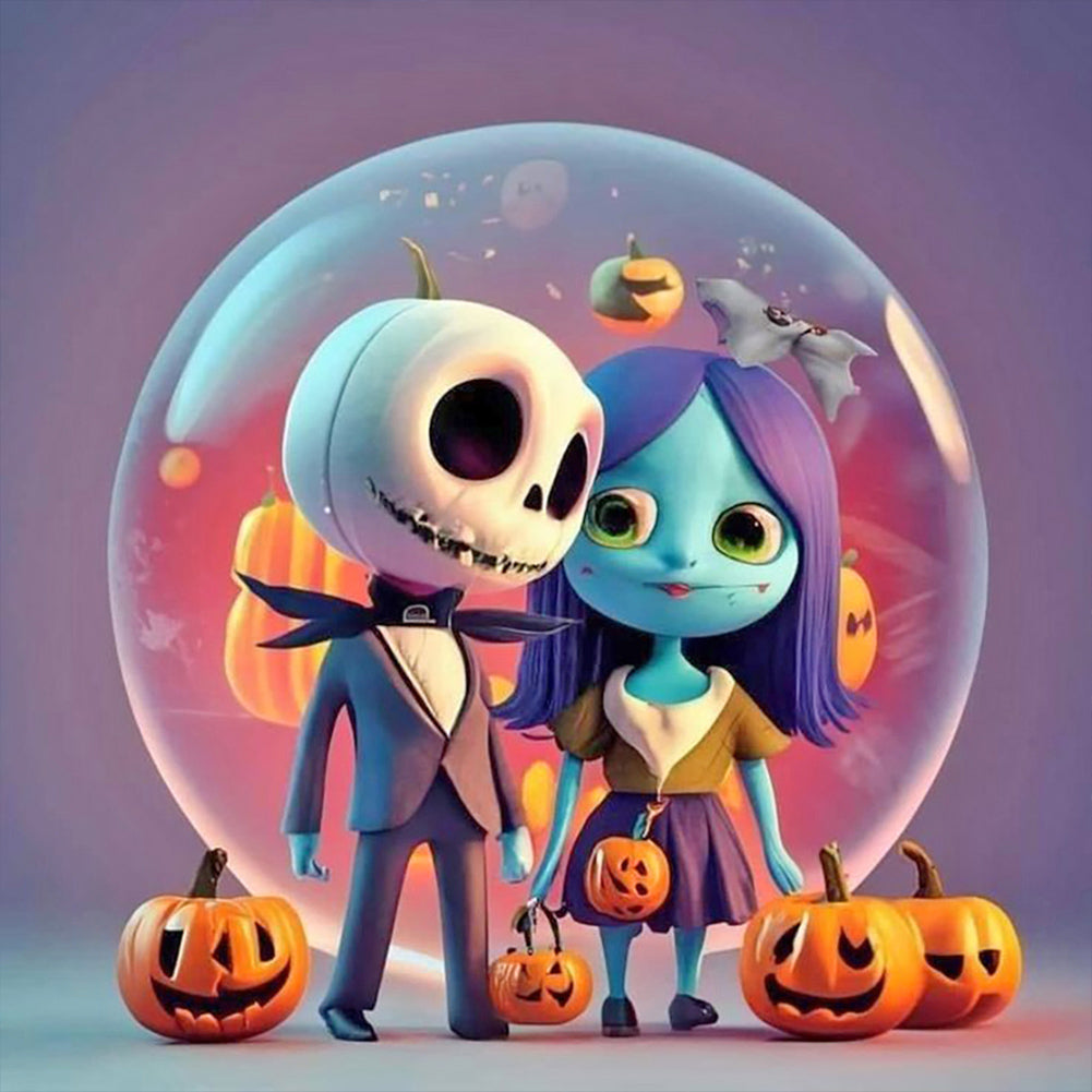 Ghost Bride - Full Round Drill Diamond Painting 40*40CM