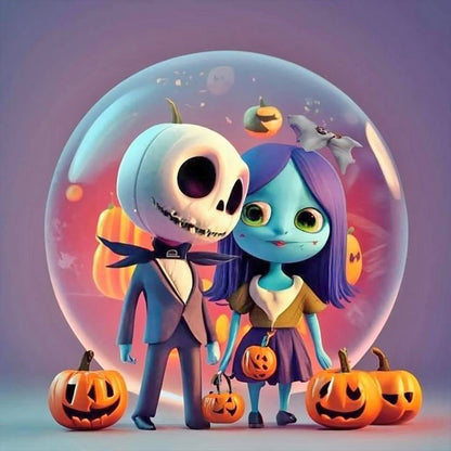 Ghost Bride - Full Round Drill Diamond Painting 40*40CM