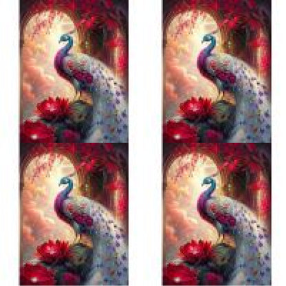 Gorgeous Peacock - Full Round Drill Diamond Painting 30*40CM