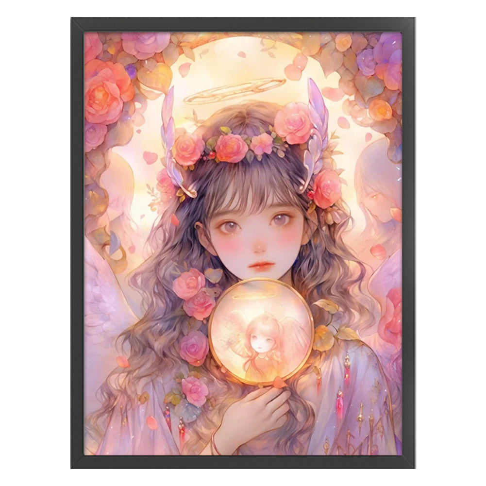 Flower Girl - 11CT Stamped Cross Stitch 50*65CM