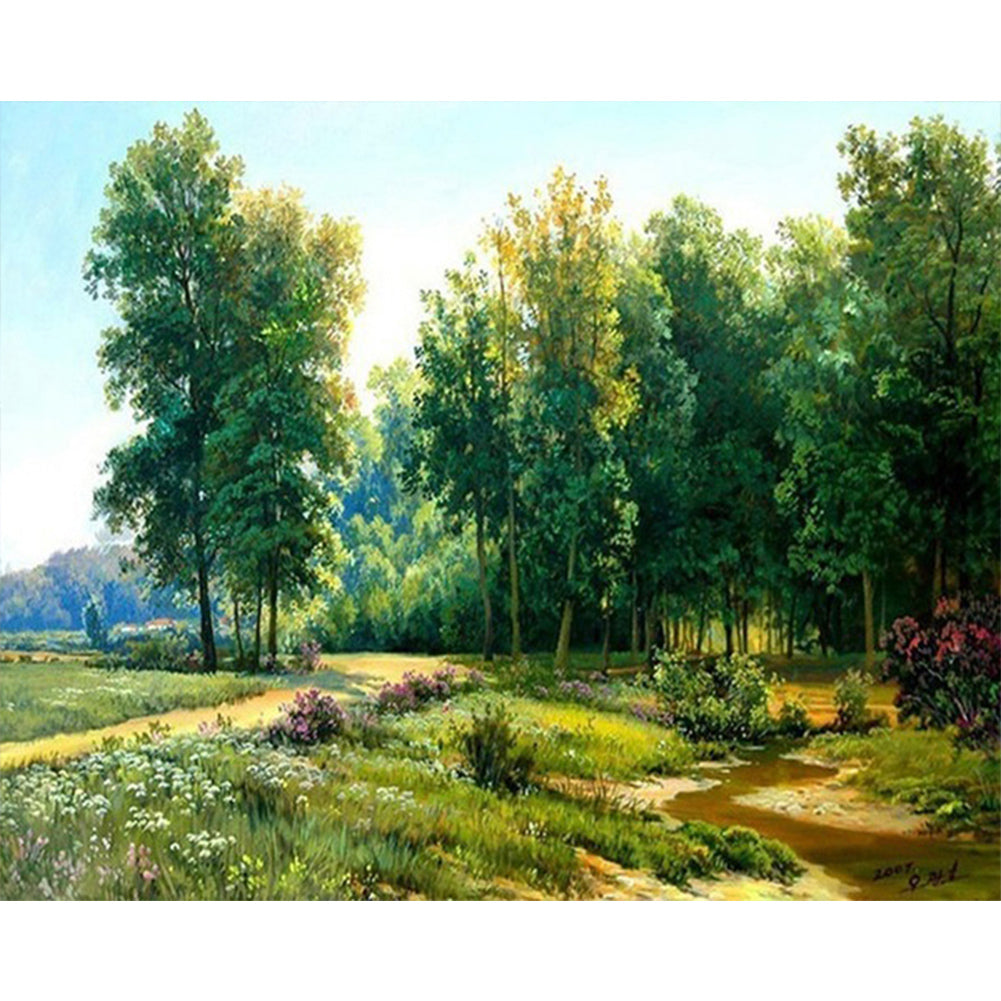 Grove - Full Square Drill Diamond Painting 50*40CM