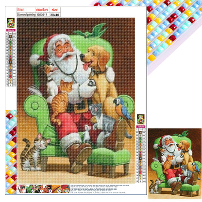 Santa Claus - Full Square Drill Diamond Painting 30*40CM