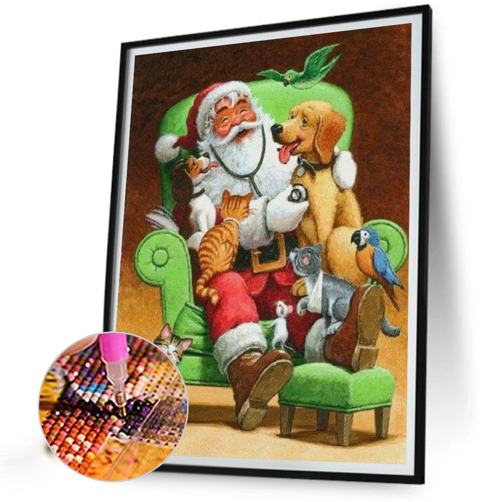 Santa Claus - Full Square Drill Diamond Painting 30*40CM