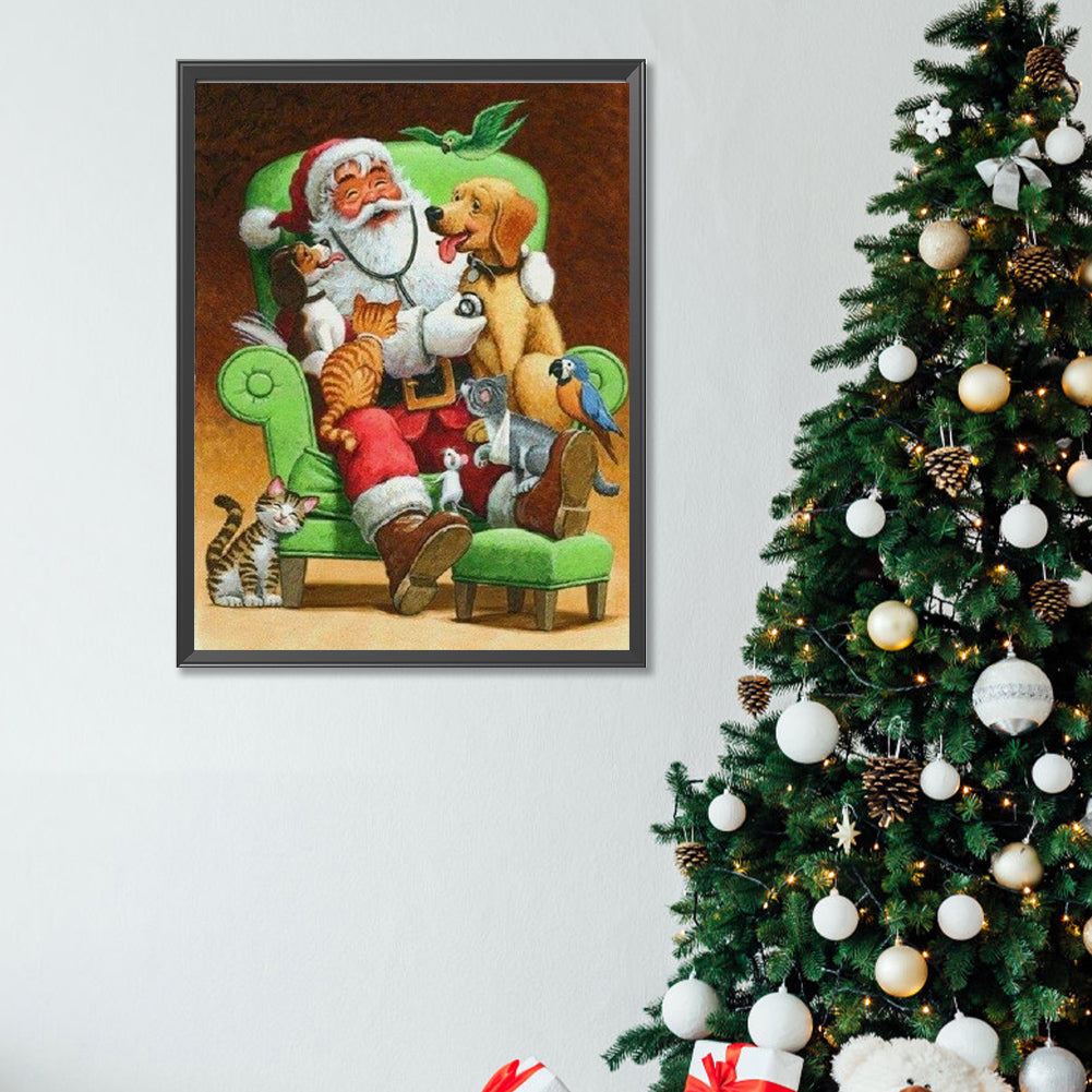 Santa Claus - Full Square Drill Diamond Painting 30*40CM