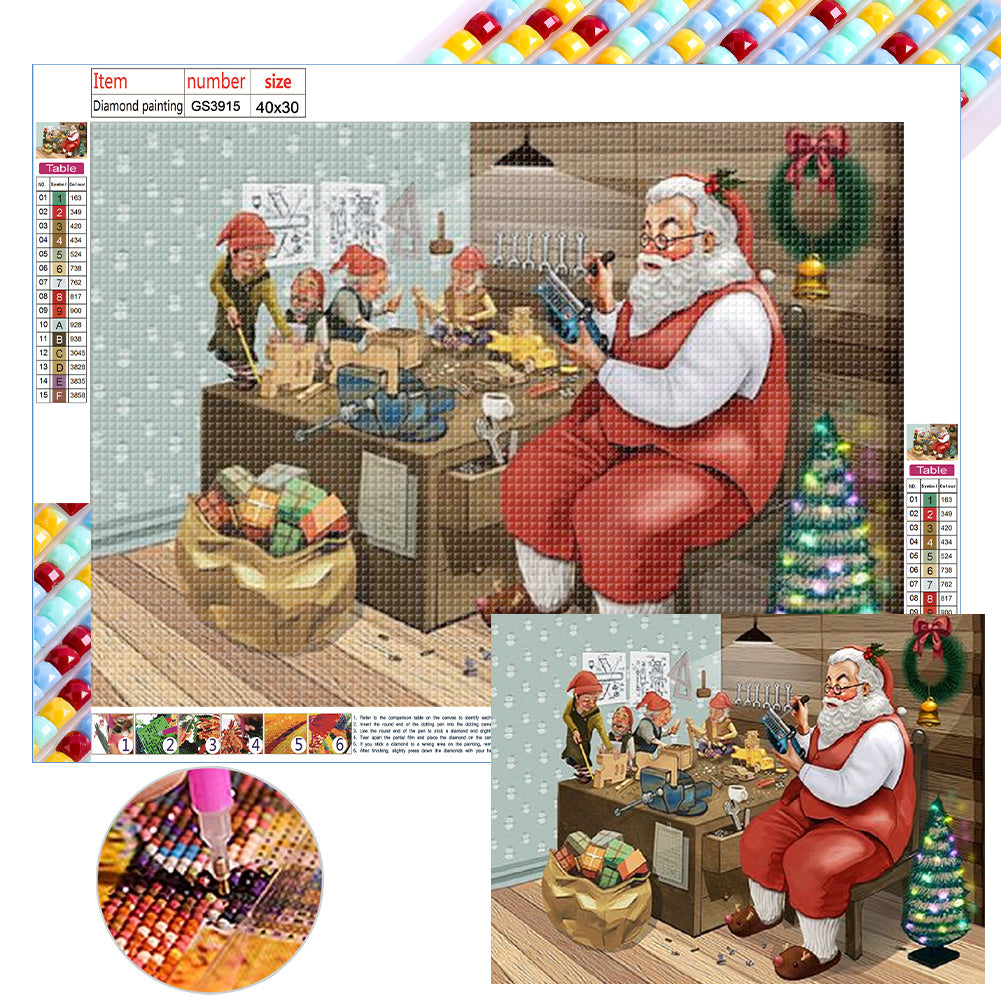 Santa Claus - Full Square Drill Diamond Painting 40*30CM