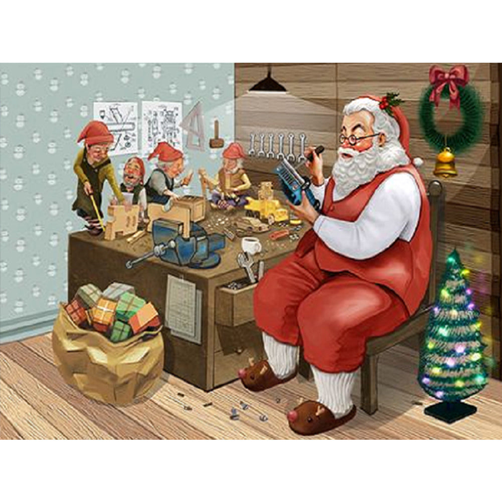 Santa Claus - Full Square Drill Diamond Painting 40*30CM