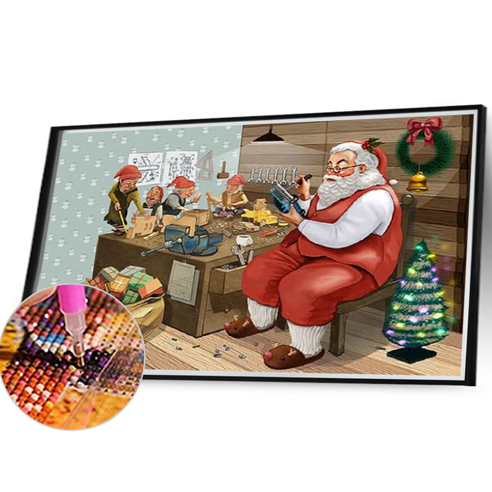 Santa Claus - Full Square Drill Diamond Painting 40*30CM