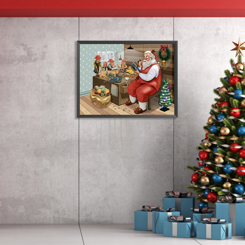 Santa Claus - Full Square Drill Diamond Painting 40*30CM