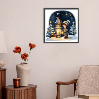 Guardian And Lighthouse - Full Round Drill Diamond Painting 30*30CM