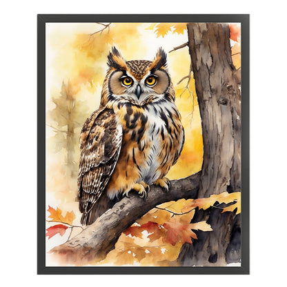 Owl - 11CT Stamped Cross Stitch 40*50CM