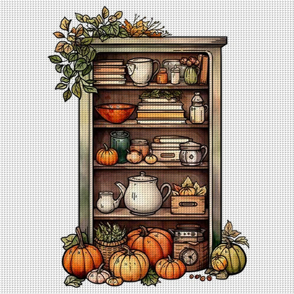 Still Life - 11CT Stamped Cross Stitch 50*50CM