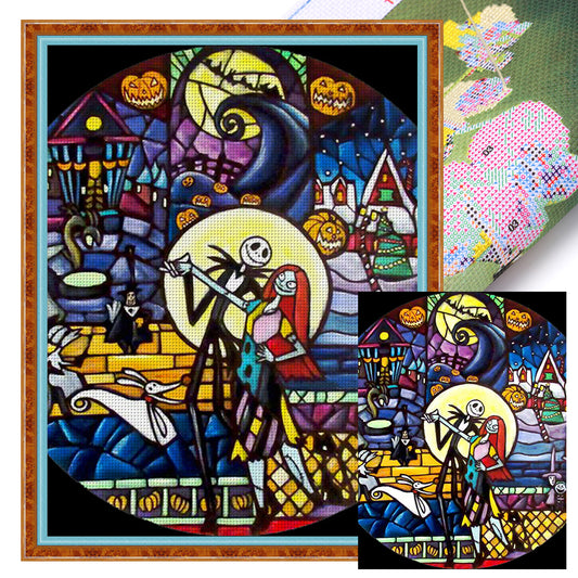 Cartoon - 11CT Stamped Cross Stitch 50*65CM