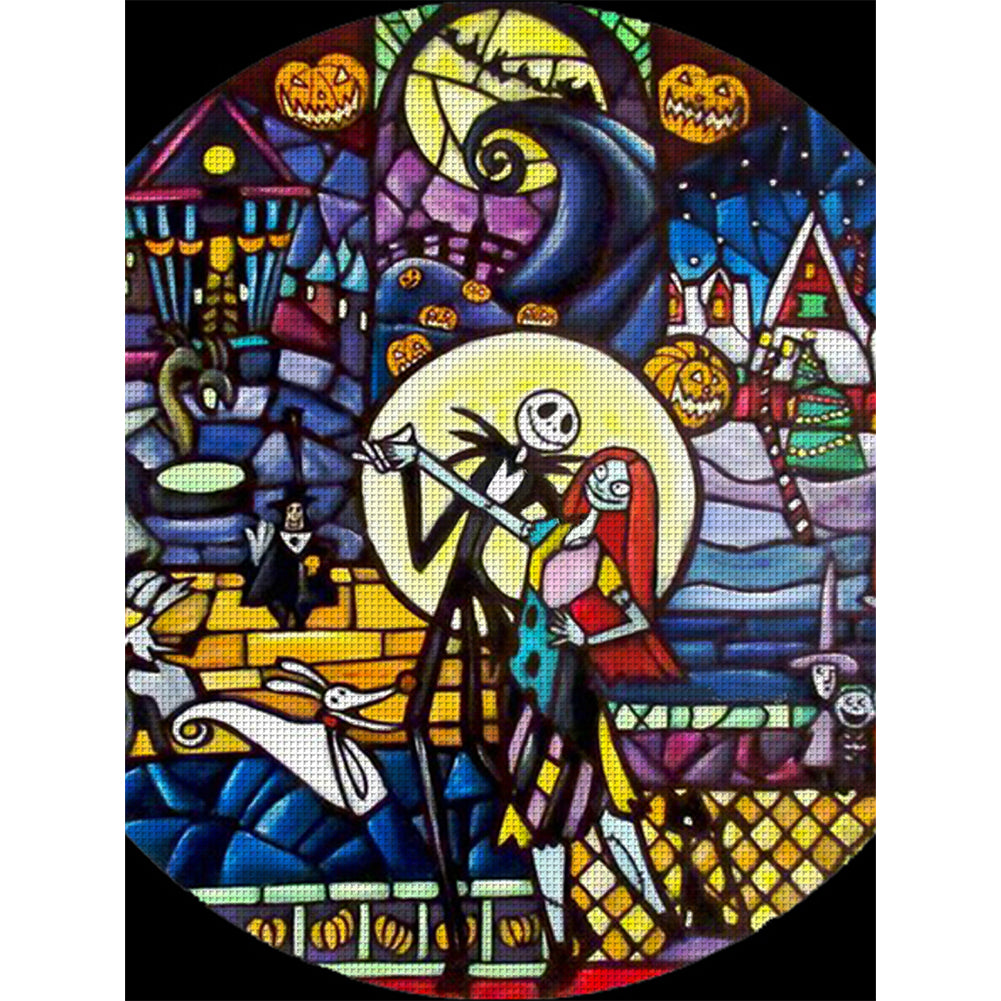 Cartoon - 11CT Stamped Cross Stitch 50*65CM