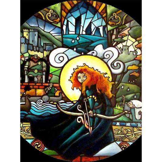 Cartoon - 11CT Stamped Cross Stitch 50*65CM